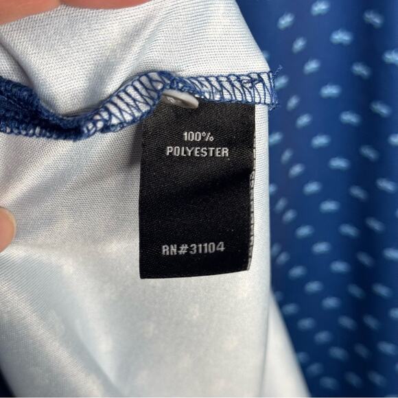 Pro Tour Golf Polo XXL Mens Blue Bus Short Sleeve Casual Active Resort Wear - Picture 11 of 12